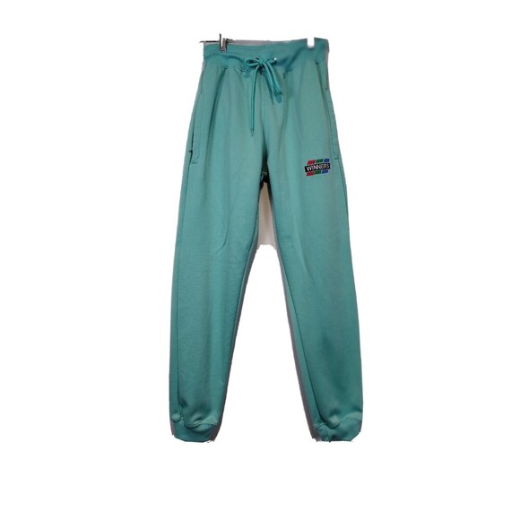 Mens Medium 2pc Winners NYC Track Suit Teal Green - Picture 5 of 9